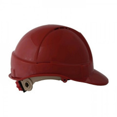 Casca de protectie cu rotita, rosu