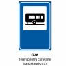 Teren pentru caravane (tabara turistica), Indicator rutier | Semn de circulatie