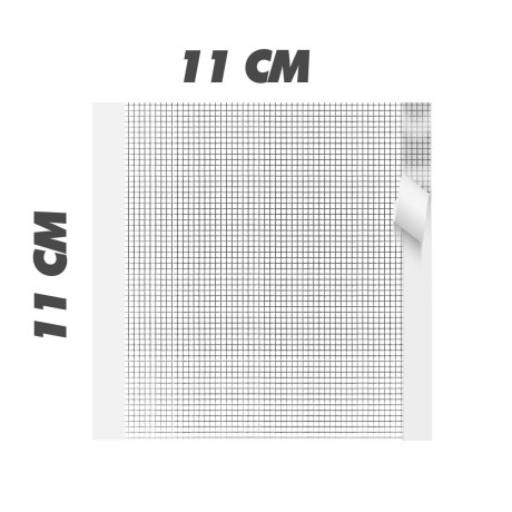 Benzi autocolante din plasa pentru scurgere dus/chiuveta, set 10 buc, 11 x 11cm
