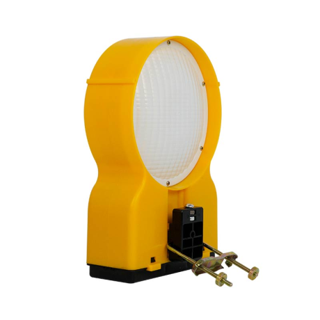 Lampă de semnalizare rezistentă la impact, 1 LED 30cd, IP65, funcționare cu 2 baterii NEINCLUSE