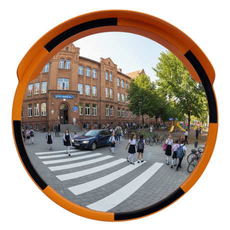 Oglinda Rutiera Ø 80 cm pentru Intersectii, Parcari – DNC | Vizibilitate Maxima