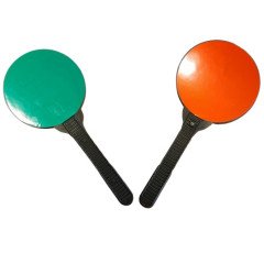 Palete Dirijare Circulatie, Reflectorizanta, Diametrul 20 cm, Verde - Rosu