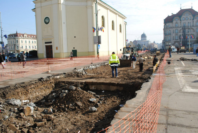 Plasa imprejmuire santier 1m x 50 metri, 80 gr/mp, Portocalie