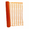 Plasa imprejmuire santier 1m x 50 metri, 80 gr/mp, Portocalie