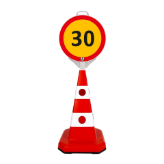 SET Con rutier + semn de limitare viteza 30km, 6kg