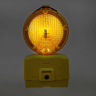 Lampă semnalizare lucrări rutiere, lumină intermitentă LED, funcționare cu 2 baterii INCLUSE