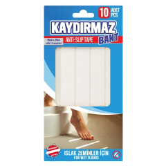 Benzi Antialunecare pentru baie, dus, cada, material rezistent la apa, set de 10 buc.
