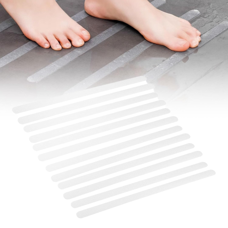 Benzi Antialunecare pentru baie, dus, cada, material rezistent la apa, set de 10 buc.