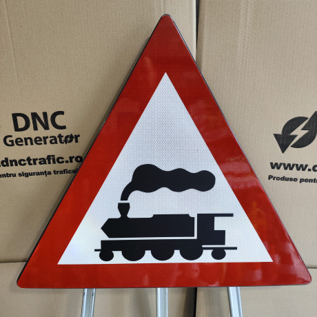 Trecere la nivel cu o cale ferata fara bariere, Indicator rutier | Semn de circulatie