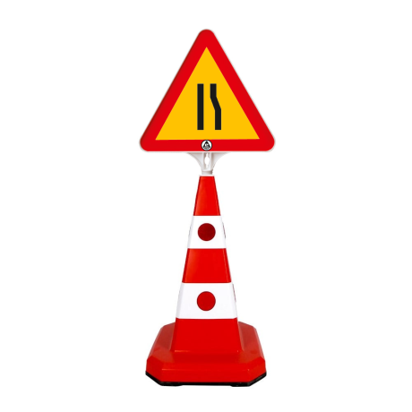 SET Con rutier + semn drum ingustat dreapta, 6kg