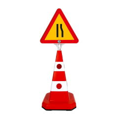 SET Con rutier + semn drum ingustat dreapta, 6kg