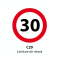 Limitare de viteza 30km, Indicator rutier standard