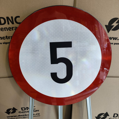 Limitare de viteza 5km, Indicator rutier | Semn de circulatie