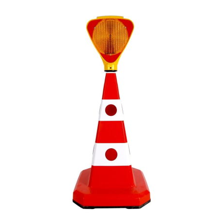 SET Con rutier + lampa cu lumina intermitenta galbena, 6kg