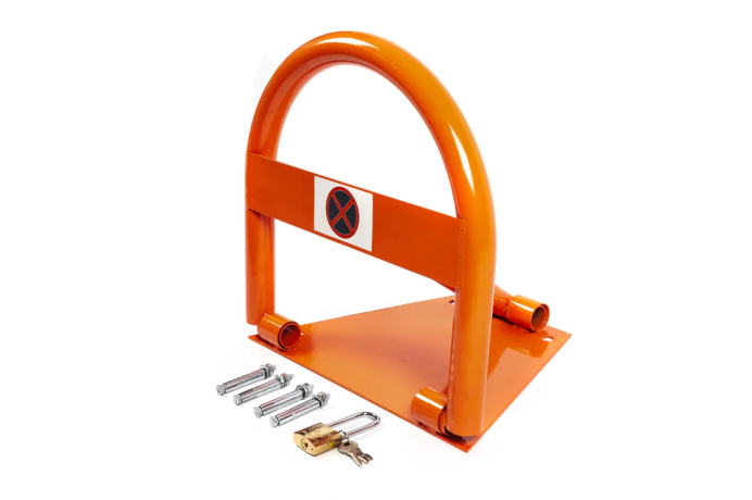 Blocator Parcare Manual, inchidere cu lacat, Portocaliu